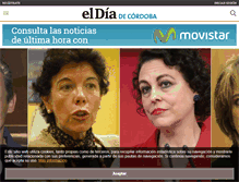 Tablet Screenshot of eldiadecordoba.es